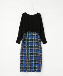 レース切り替えワンピース|LANVIN COLLECTION | LANVIN