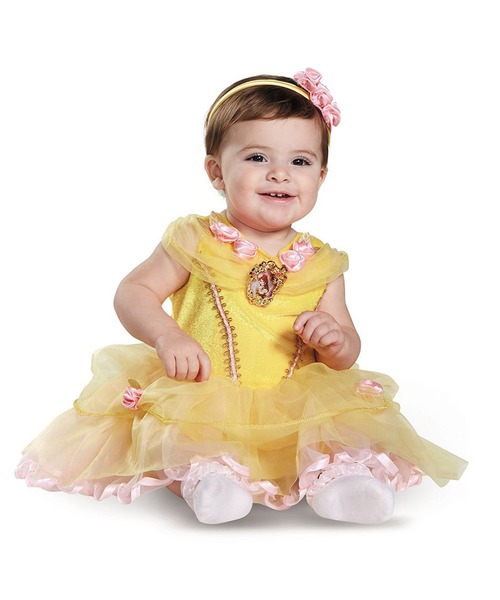 Ninarobe ニーナローブ の 赤ちゃんコスプレ美女と野獣のベルコスプレキッズ用ワンピースセット コスチューム パーティーグッズ Wear