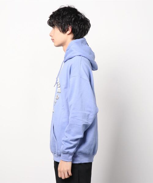 FULL-BK（フルビーケー）の「METAL LOGO HOODIE 02（パーカー・メンズ・ブルー/パープル・LARGE/X-LARGE/MEDIUM）」の11枚目の写真