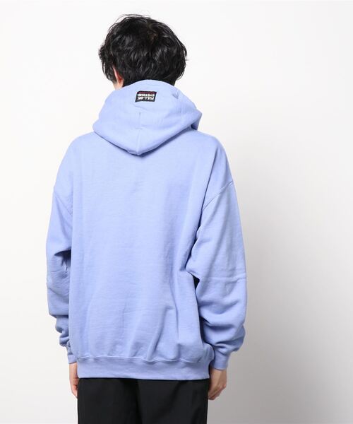 FULL-BK（フルビーケー）の「METAL LOGO HOODIE 02（パーカー・メンズ・ブルー/パープル・LARGE/X-LARGE/MEDIUM）」の12枚目の写真