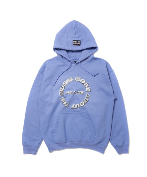 FULL-BK（フルビーケー）の「METAL LOGO HOODIE 02（パーカー・メンズ・ブルー/パープル・LARGE/X-LARGE/MEDIUM）」の2枚目の写真