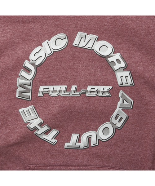 FULL-BK（フルビーケー）の「METAL LOGO HOODIE 02（パーカー・メンズ・ブルー/パープル・LARGE/X-LARGE/MEDIUM）」の6枚目の写真