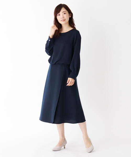 サテンジョーゼットラップワンピース ワンピース Soup スープ のファッション 大きいサイズあり 13号 ワンピース セール サテンジョーゼットラップワンピース ワンピース Soup スープ のファッション 大きいサイズあり 13号 ワンピース セール