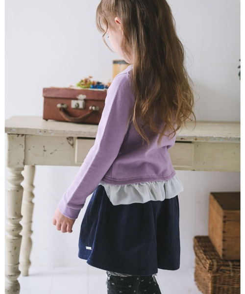 BeBe/クルミボタンフラップポケットキュロット（90～150cm）