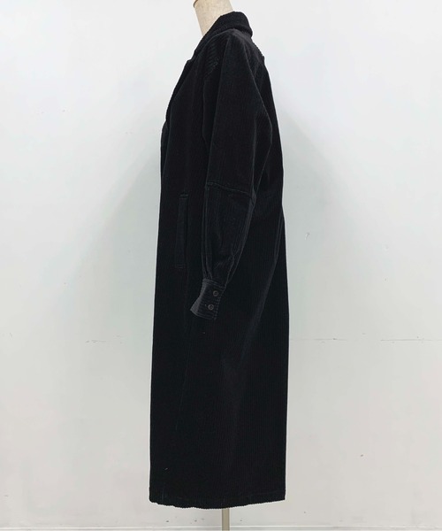 PICCIN（ピッチン）の「コーデュロイオーバーコート（その他アウター・レディース・ブラック/ブルー/アイボリー・M）」の8枚目の写真