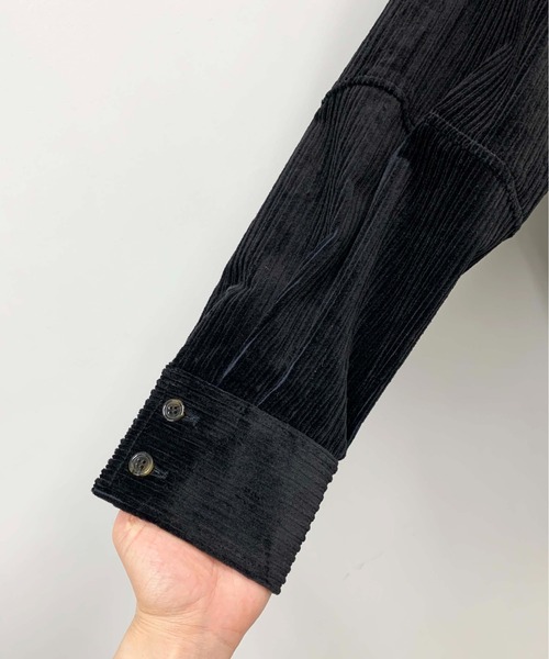 PICCIN（ピッチン）の「コーデュロイオーバーコート（その他アウター・レディース・ブラック/ブルー/アイボリー・M）」の14枚目の写真