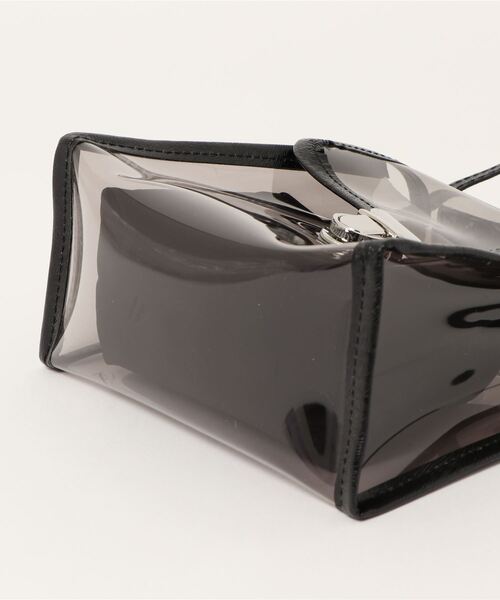 EDT(イーディーティー)の「【EDT/イーディーティー】ED_PVC_2wayshoulder/PVCショルダーバッグ(ショルダーバッグ・レディース・ブラック/ホワイト・FREE)」の5枚目の写真