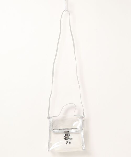 EDT(イーディーティー)の「【EDT/イーディーティー】ED_PVC_2wayshoulder/PVCショルダーバッグ(ショルダーバッグ・レディース・ブラック/ホワイト・FREE)」の8枚目の写真