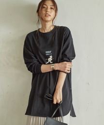 KANGOL EXTRA COMFORT（カンゴールエクストラコンフォート）の「MIX ロゴ裾ラウンドチュニック（チュニック・レディース）」