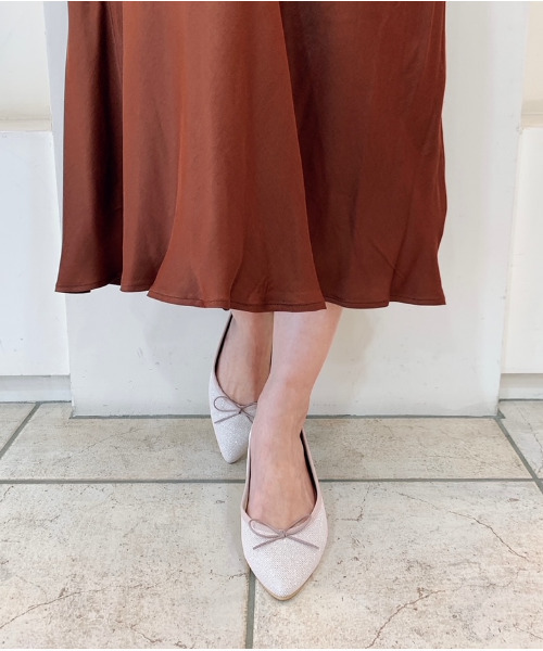 Bridget Birkin（ブリジットバーキン）の「ポインテッドメッキヒールパンプス(511537)（パンプス・レディース・ピンク/レオパード/ブラック・23/22.5/24/23.5/24.5）」の6枚目の写真