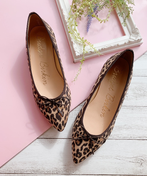 Bridget Birkin（ブリジットバーキン）の「ポインテッドメッキヒールパンプス(511537)（パンプス・レディース・ピンク/レオパード/ブラック・23/22.5/24/23.5/24.5）」の9枚目の写真