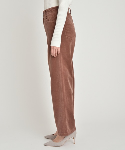 YANUK（ヤヌーク）の「ワイドストレート コーデュロイトラウザー LILITH (リリス)（その他パンツ・レディース・ブラウン/グレー/グレイッシュベージュ・24inch/25inch/26inch/27inch/23inch/22inch/21inch）」の12枚目の写真