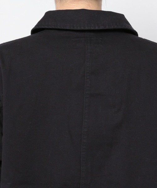 GLOBAL WORK（グローバルワーク）の「ミリタリーシャツブルゾン/930455（ブルゾン・レディース・ダークグレー/カーキ・FREE）」の13枚目の写真