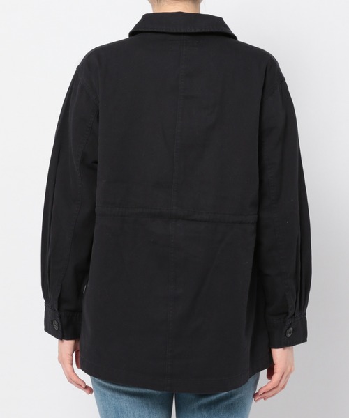 GLOBAL WORK（グローバルワーク）の「ミリタリーシャツブルゾン/930455（ブルゾン・レディース・ダークグレー/カーキ・FREE）」の7枚目の写真