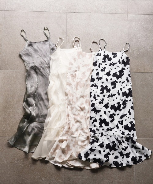 one after another NICE CLAUP（ワンアフターアナザーナイスクラップ）の「アソートキャミソールワンピース（ワンピース・レディース・グレー/アイボリー/ブラック系その他/ベージュ系その他・FREE）」の11枚目の写真