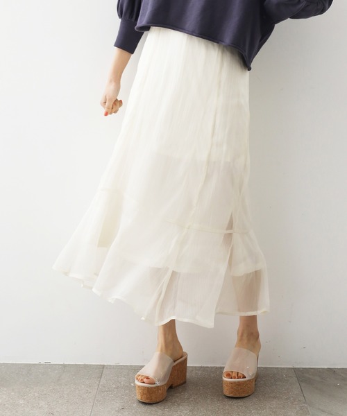 one after another NICE CLAUP（ワンアフターアナザーナイスクラップ）の「アソートキャミソールワンピース（ワンピース・レディース・グレー/アイボリー/ブラック系その他/ベージュ系その他・FREE）」の9枚目の写真