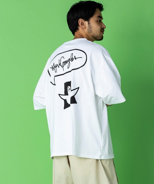 Mark Gonzales（マーク・ゴンザレス）の「Mark Gonzales(マーク ゴンザレス)イラストプリントハーフスリーブカットソー×7type（Tシャツ/カットソー・メンズ・ホワイト系7/ブラック系7/ブラック系1/ホワイト系1/ホワイト系3/ホワイト系4/ブラック系3/ブラック系5/ホワイト系6/ブラック系4/ホワイト系5/ブラック系6/ブラック系2/ホワイト系2/ホワイト系その他/ホワイト系8/ホワイト系9/ブラック系その他/ブラック系8/ブラック系9・M/L/XL）」の10枚目の写真