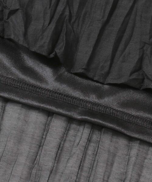 SENSE OF PLACE by URBAN RESEARCH（センスオブプレイスバイアーバンリサーチ）の「コットンシルクワッシャースカート（スカート・レディース・オレンジ/ブラック/ベージュ・ONE）」の12枚目の写真