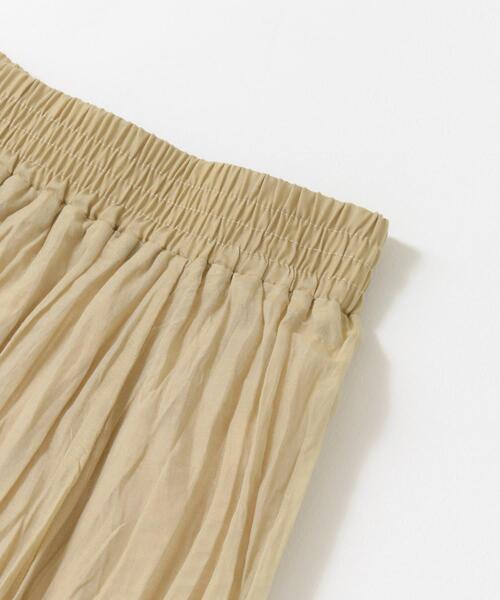 SENSE OF PLACE by URBAN RESEARCH（センスオブプレイスバイアーバンリサーチ）の「コットンシルクワッシャースカート（スカート・レディース・オレンジ/ブラック/ベージュ・ONE）」の14枚目の写真