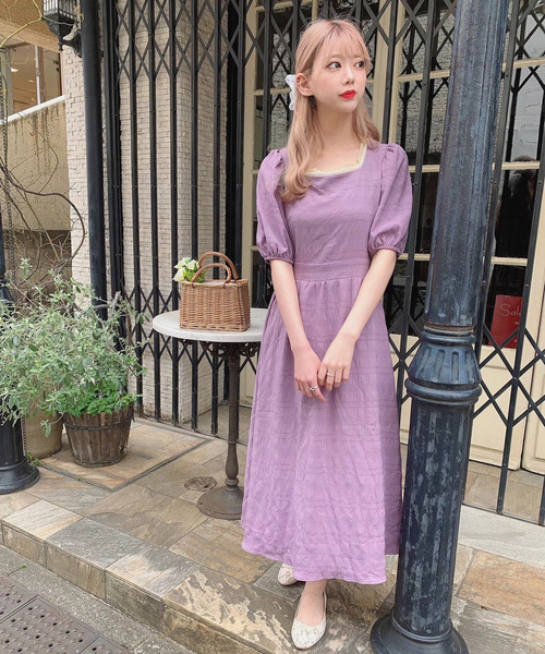 セール Voyage Titty Co チュールネックミディワンピース ワンピース Voyage Titty Co ボヤージュ ティティーアンドコー のファッション通販 Zozotown