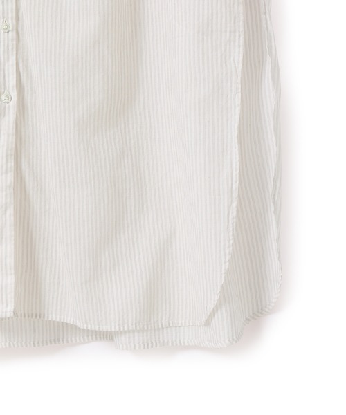 ADAM ET ROPE'（アダムエロペ）の「【KHADI(カディ)】インドコットンシャツワンピース（シャツワンピース・レディース・ピンク/ミント/ホワイト系その他・FREE）」の10枚目の写真