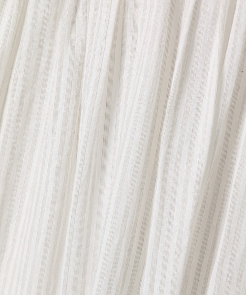 ADAM ET ROPE'（アダムエロペ）の「【KHADI(カディ)】インドコットンシャツワンピース（シャツワンピース・レディース・ピンク/ミント/ホワイト系その他・FREE）」の5枚目の写真