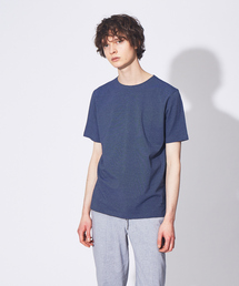 【ノンストレス】COTTON LYCRA 圧着 クルーネック 半袖 Tシャツ