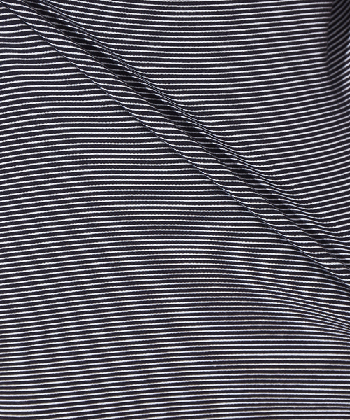 ABAHOUSE(アバハウス)の「【ノンストレス】COTTON LYCRA 圧着 クルーネック 半袖 Tシャツ(Tシャツ/カットソー・メンズ・ホワイト/ダークネイビー/チャコールグレー/ネイビー/ブラック・44/46/48)」の8枚目の写真