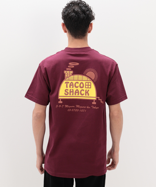 ACME FURNITURE（アクメファニチャー）の「【SUNDAYS BEST/サンデーズ ベスト】TACO SHACK TEE TACO SHACK TEE（Tシャツ/カットソー・レディース・ボルドー/ホワイト・MEDIUM/LARGE）」の4枚目の写真