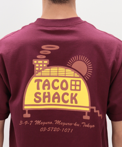 ACME FURNITURE（アクメファニチャー）の「【SUNDAYS BEST/サンデーズ ベスト】TACO SHACK TEE TACO SHACK TEE（Tシャツ/カットソー・レディース・ボルドー/ホワイト・MEDIUM/LARGE）」の6枚目の写真