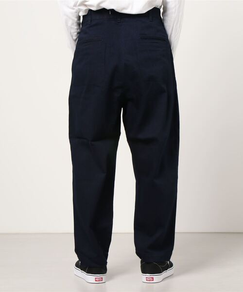 TEXTURE WE MADE(テクスチャーウィーメイド)の「TUCK TUCK PANTS:タックタックパンツ(その他パンツ・メンズ・インディゴブルー・28inch/30inch/32inch)」の6枚目の写真