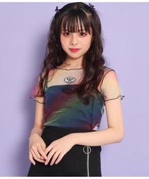 ANAP GｉRL（アナップガール）の「グラデーションチュールトップスセット（シャツ/ブラウス）」