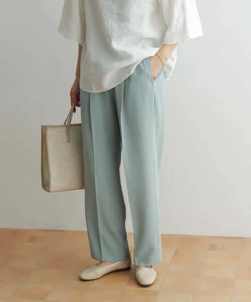 URBAN RESEARCH DOORS(アーバンリサーチドアーズ)の「ダブルクロスイージーパンツ(その他パンツ・レディース・ブラック/ベージュ/ミント・38/36)」の16枚目の写真