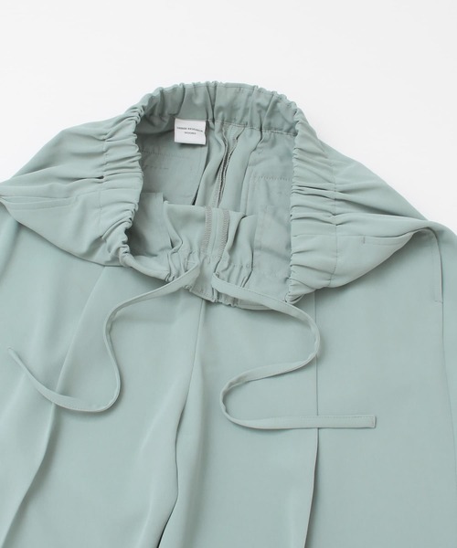 URBAN RESEARCH DOORS(アーバンリサーチドアーズ)の「ダブルクロスイージーパンツ(その他パンツ・レディース・ブラック/ベージュ/ミント・38/36)」の7枚目の写真