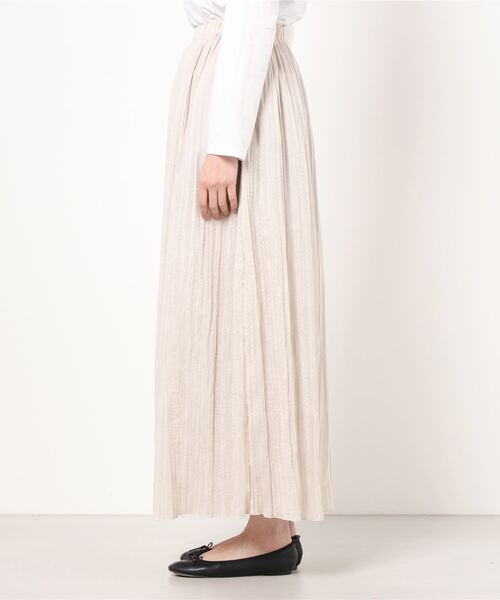 603(ロクマルサン)の「603 プリーツスカート(スカート・レディース・ベージュ・MEDIUM)」の2枚目の写真
