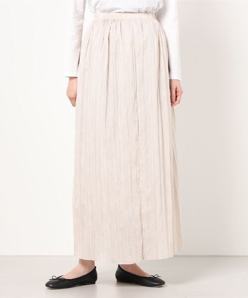 603(ロクマルサン)の「603 プリーツスカート(スカート・レディース・ベージュ・MEDIUM)」の10枚目の写真