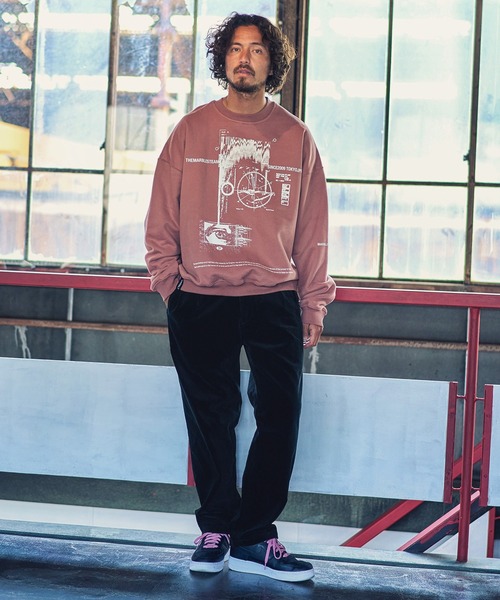 MARBLES(マーブルズ)の「mp9029-CORDUROY TUCK PANTS タックパンツ(その他パンツ・メンズ・ネイビー/アイボリー/ブラウン/ブラック・L/XL/S/M)」の6枚目の写真