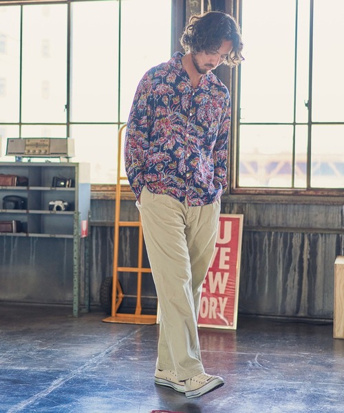 MARBLES(マーブルズ)の「mp9029-CORDUROY TUCK PANTS タックパンツ(その他パンツ・メンズ・ネイビー/アイボリー/ブラウン/ブラック・L/XL/S/M)」の9枚目の写真