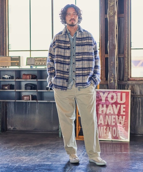 MARBLES(マーブルズ)の「mp9029-CORDUROY TUCK PANTS タックパンツ(その他パンツ・メンズ・ネイビー/アイボリー/ブラウン/ブラック・L/XL/S/M)」の13枚目の写真