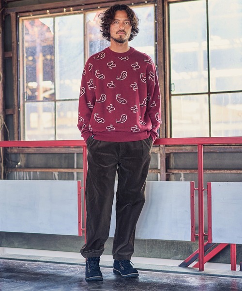 MARBLES(マーブルズ)の「mp9029-CORDUROY TUCK PANTS タックパンツ(その他パンツ・メンズ・ネイビー/アイボリー/ブラウン/ブラック・L/XL/S/M)」の14枚目の写真