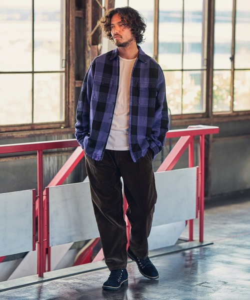 MARBLES(マーブルズ)の「mp9029-CORDUROY TUCK PANTS タックパンツ(その他パンツ・メンズ・ネイビー/アイボリー/ブラウン/ブラック・L/XL/S/M)」の15枚目の写真