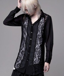 CIVARIZE | 『CIVARIZE』レース生地切り替えロングシャツ(シャツ/ブラウス)