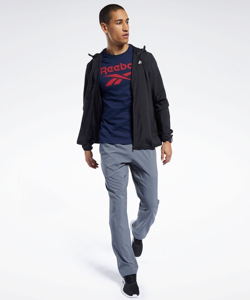 Reebok(リーボック)の「トレーニング エッセンシャルズ ジャケット / Training Essentials Jacket(ブルゾン・メンズ・ブラック/ネイビー・SMALL/MEDIUM/LARGE/X-LARGE/XXX-LARGE/X-SMALL/XX-LARGE/J/XO/J/2XO)」の8枚目の写真