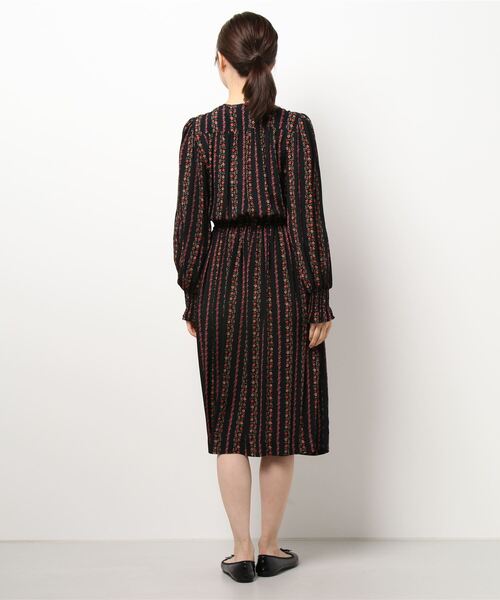 SEE BY CHLOE（シーバイクロエ）の「プリントミディドレス（ワンピース・レディース・ブラック系その他・36/34）」の3枚目の写真