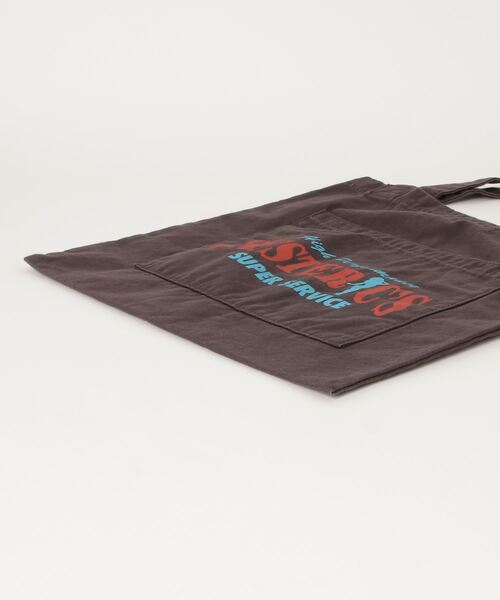 HYSTERIC GLAMOUR（ヒステリックグラマー）の「SUPER SERVICE トート（トートバッグ・レディース・ホワイト/チャコールグレー・FREE）」の5枚目の写真