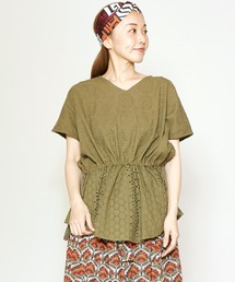 チャイハネ | 【チャイハネ】yul 総刺繍コットントップス(その他トップス)