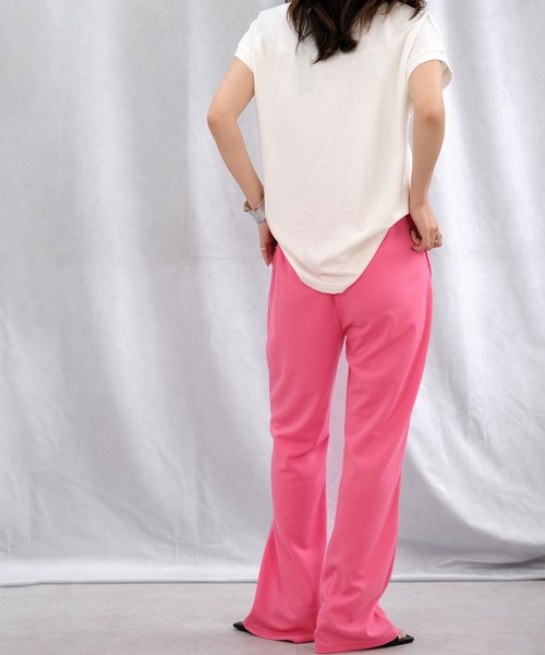 ＡＮＤＪ（アンドジェイ）の「センターシームプレスセミフレアカラーパンツ　スラックス　パンツ（スラックス・レディース・グリーン/レッド/ピンク/ブルー・M）」の16枚目の写真