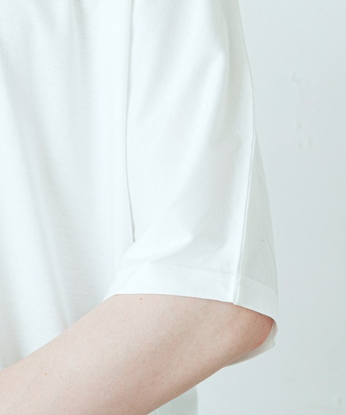 Lui's(ルイス)の「パールプリントドルマンBIGTシャツ(Tシャツ/カットソー・メンズ・ホワイト/ブラック/パープル・FREE)」の18枚目の写真