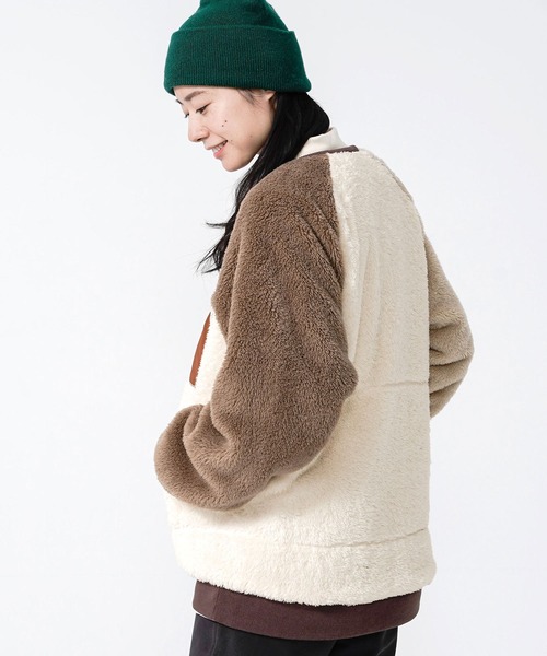 KRIFF MAYER Lady's Collection(クリフメイヤーレディースコレクション)の「ひっくりノーカラーJK(ノーカラージャケット・レディース・ブラック/ベージュ/カーキ/ライトブラウン/セージグリーン・MEDIUM/LARGE)」の13枚目の写真