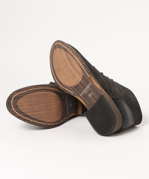 HIDEAWAYS NICOLE（ハイダウェイニコル）の「ファブリックチャッカブーツ（ブーツ・メンズ・チャコールグレー/ネイビー/ダークブラウン/ブラウン・26.0cm/27.0cm/25.0cm/26.5cm/27.5cm/25.5cm）」の5枚目の写真